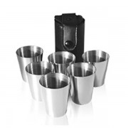 Set of Six Cups - Hip Flask Accessory