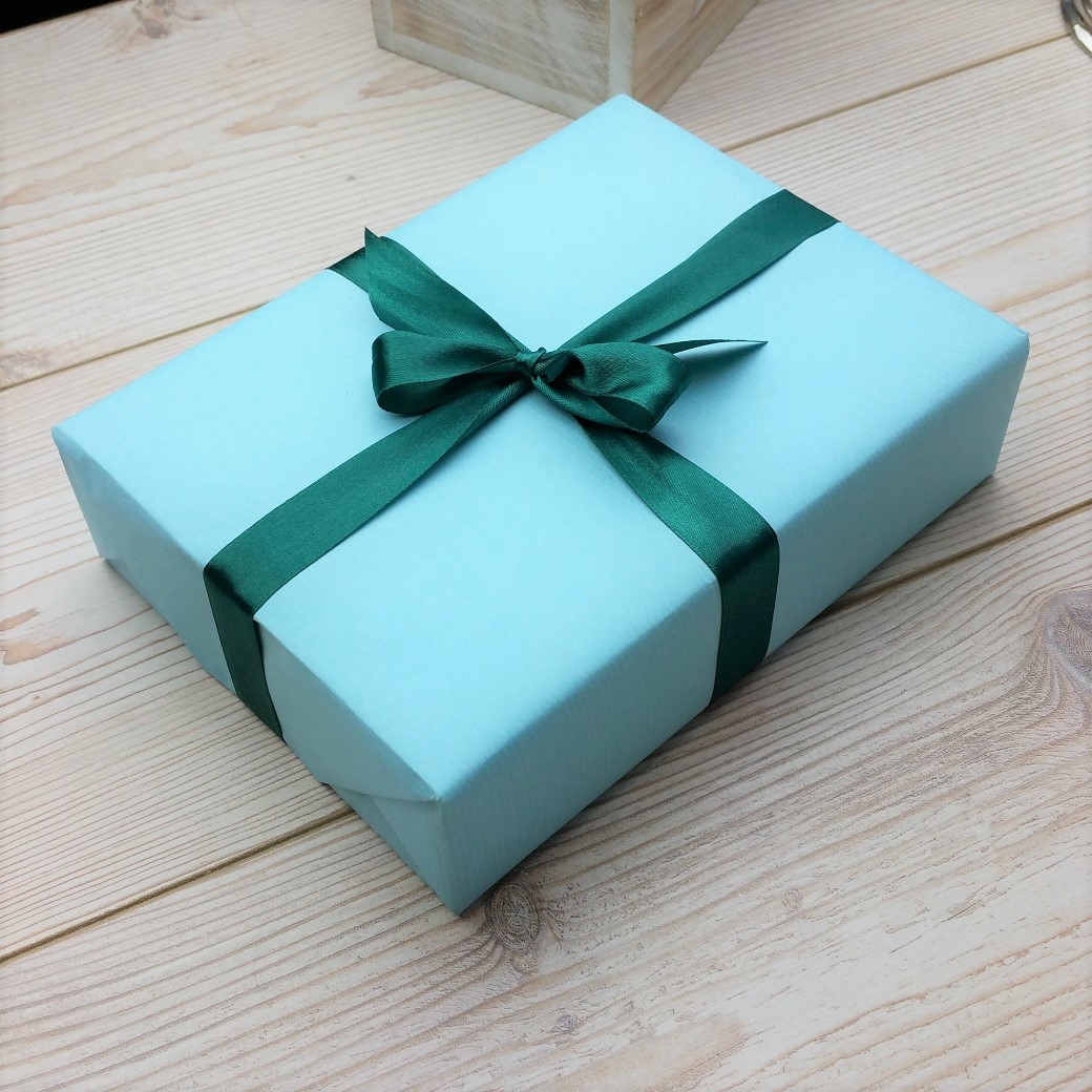 Neatly and professionally gift wrapped