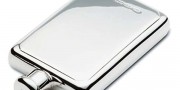 Sterling Silver Rectangular Hip Flask