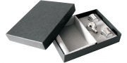 Hip Flask Presentation Box with 2 Nip Cups & Funnel