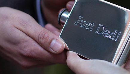 Free Hip Flask Engraving