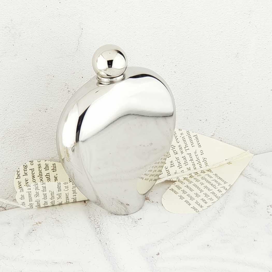 Valentines Day Heart Hip Flask