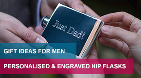 Personalised & Engraved Hip Flask Gift Ideas For Men on FlaskStore.ie Hip Flasks Ireland